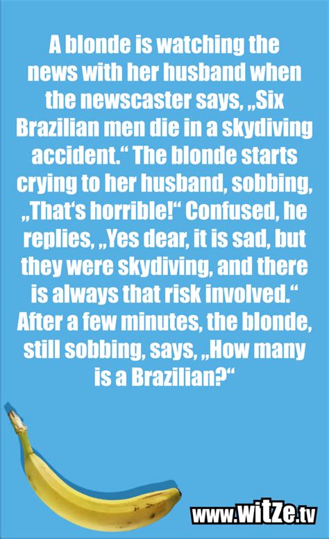 Blonde Joke Brazilian Skydivers